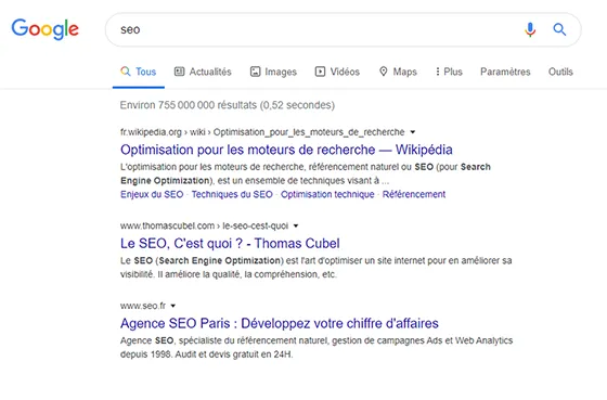 seo exemple