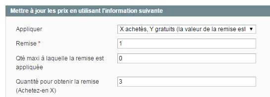 filtre cibles réductions magento