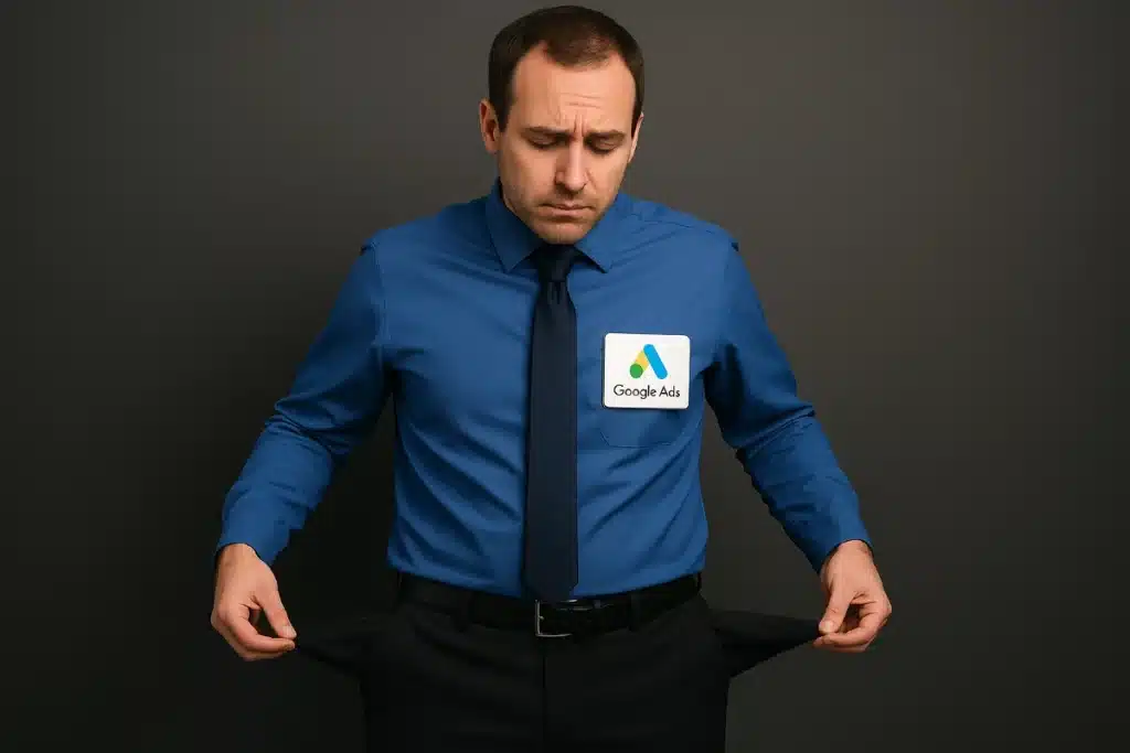 Gestionnaire de compte Google Ads sans budget