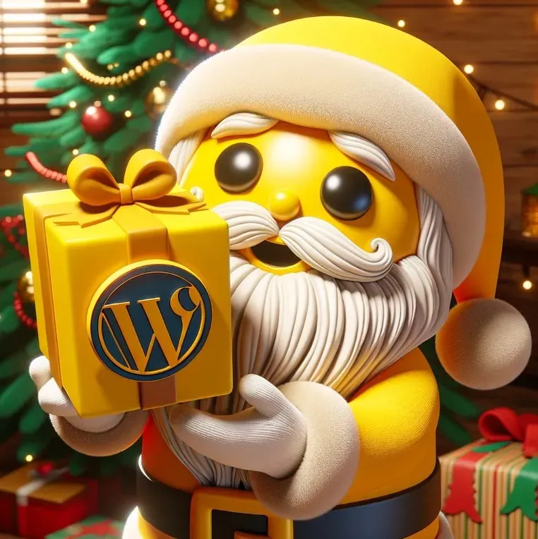 Pere noel qui offre une extension wordpress de plan de site