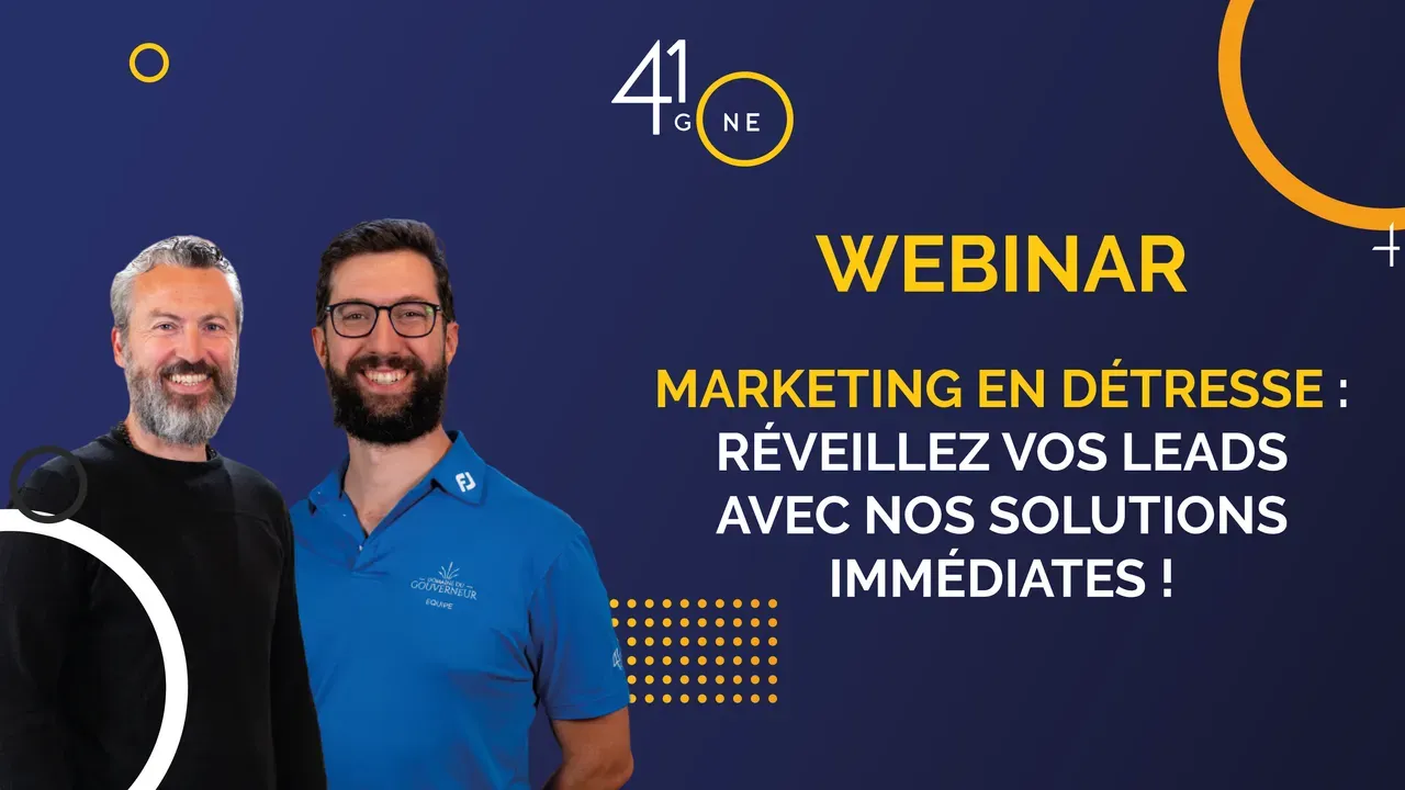 Replay : “Marketing en détresse : réveillez vos leads avec nos solutions immédiates !”