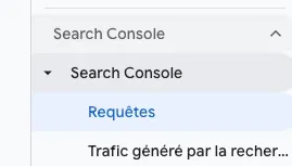 association google search console