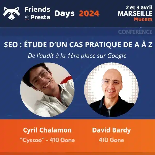 Conférence audit Prestashop FOP 2024