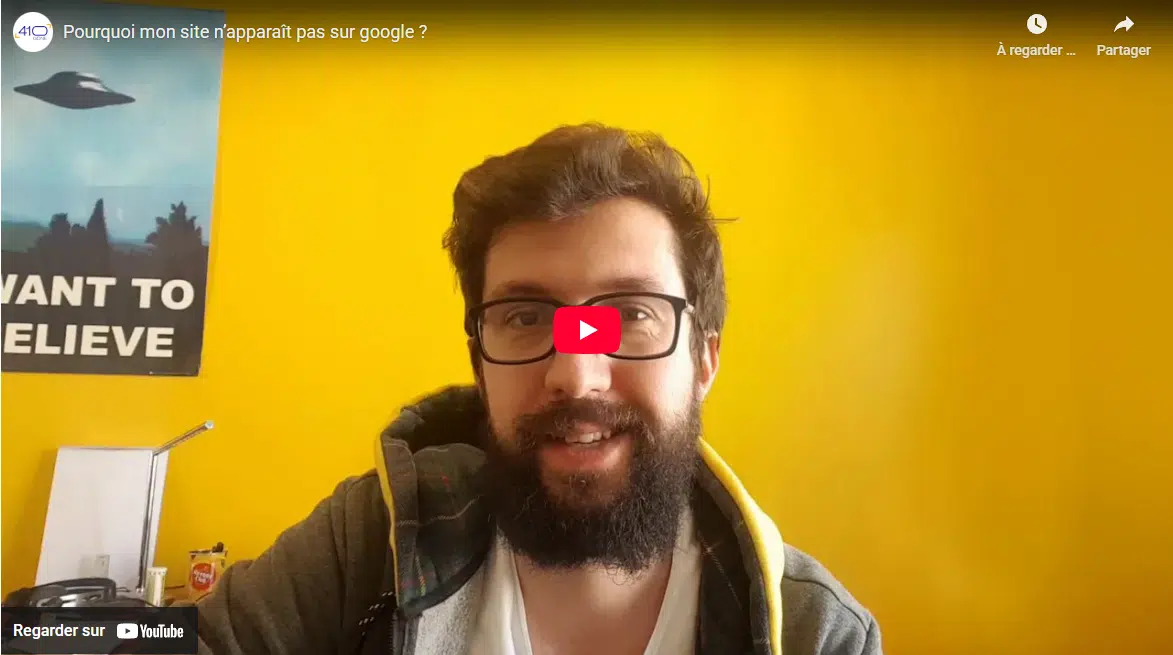 Mon site n’apparaît pas sur Google