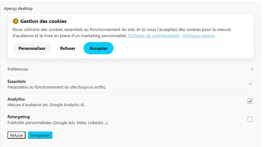 Plugin CMP WordPress gratuit : bandeau cookies + Consent Mode v2 + GTM (tutoriel complet)