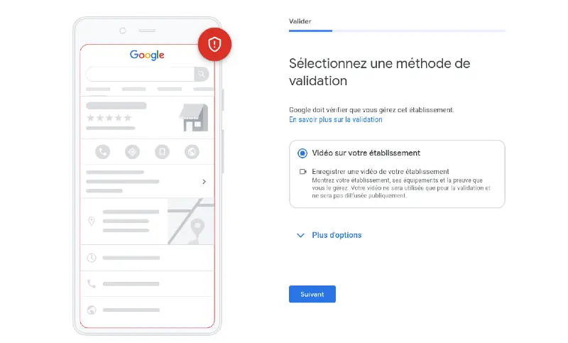 Validez votre établissement sur Google
