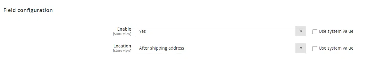 Configuration du module de Commentaire de Commande Magento