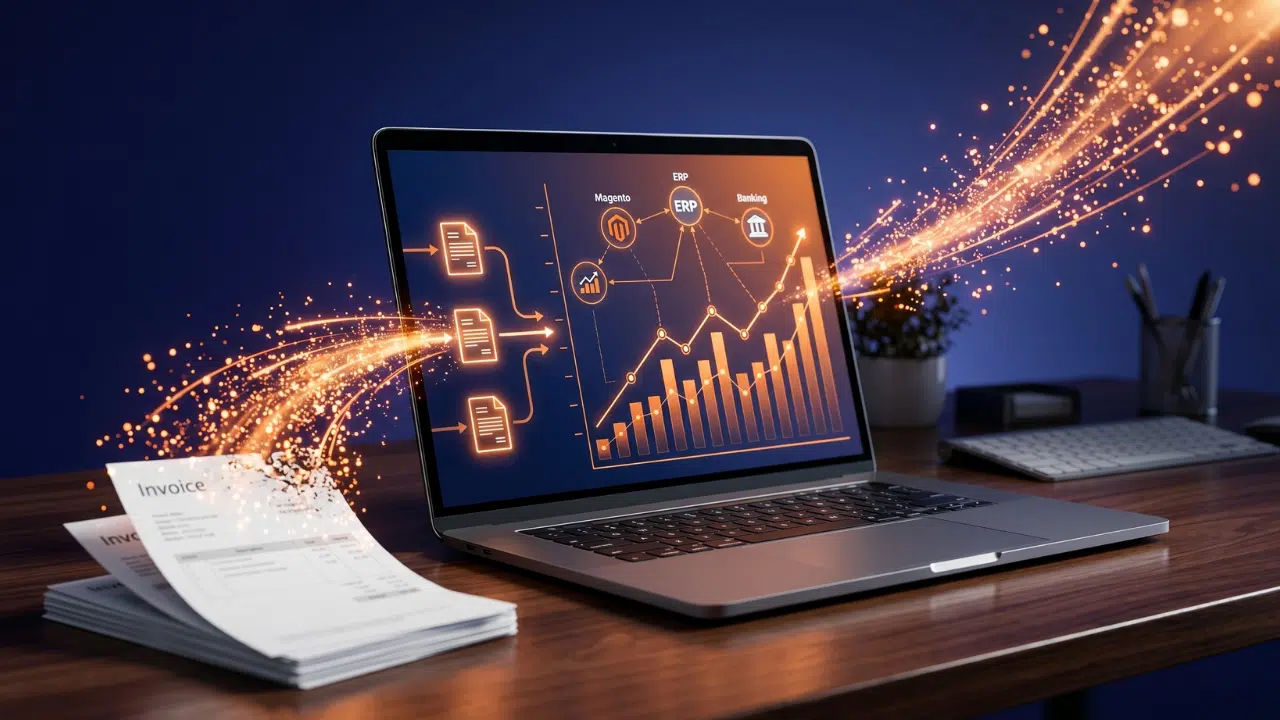 Automatiser la facturation et la comptabilité d’un e-commerce : ce que nous avons appris en faisant passer une boutique Magento de 5 jours à 4 heures de clôture mensuelle