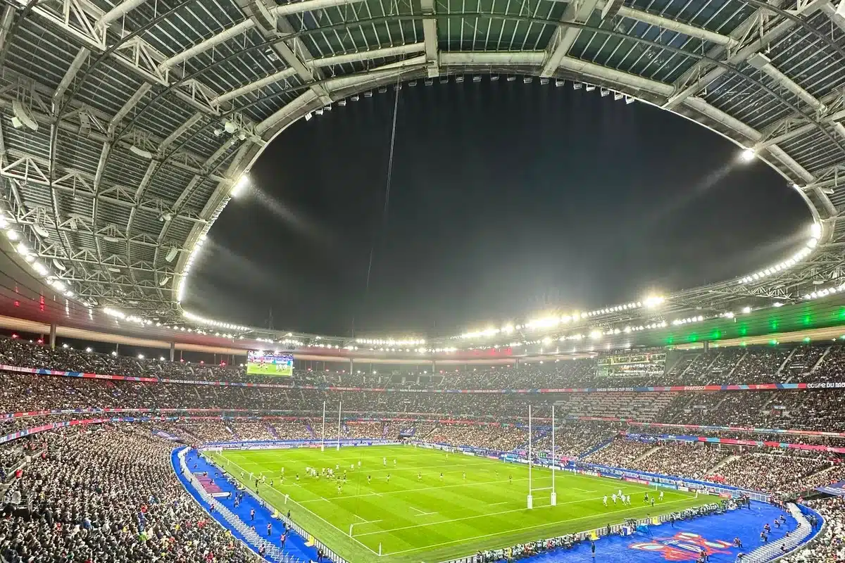 Stade comble lors d’un match de la Coupe du Monde de Rugby 2023